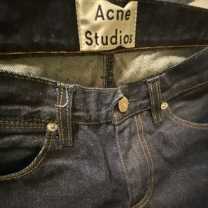 Mens 34/32 Acne Studios jeans. Max raw style. Perfect condition.